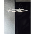 Lustra LED moderna Line alba L66cm 79W, Maytoni