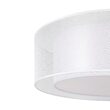 Plafoniera moderna Bergamo cromata abajur transparent cu alba Ø52cm, Maytoni