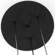Lustra moderna neagra-aurie detalii sferice negre 3xGU10/60W Alas 2016 Jupiter