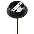 Lustra moderna neagra-aurie detaliu sferic negru 1xGU10/60W Alas 2006 Jupiter