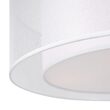 Plafoniera moderna Bergamo cromata abajur transparent cu alba Ø52cm, Maytoni
