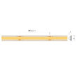 Banda LED flexibila fixare rapida alb cald IP67 rola 5m 14W/m/24V DC/3000K/1360 lm/m XSolis SLS04WW67CL Arelux