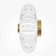Aplica LED moderna Amulet aurie abajur transparent Ø35cm 8W, Maytoni