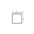 Plafoniera moderna LED alb mat, Memo 05-946 Smarter