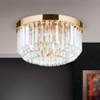 Plafoniera cristal moderna aurie Prism LED 40W/3200lm/3000K, DL 7-666/35 GOLD Orion