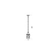 Lustra exterior IP44 aluminiu alb mat patinat auriu, Melton 9676 Smarter