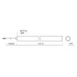 Proiector LED IP65 80°x150° aluminiu dispersor sticla 4mm 300W/4000K/40320lm XField FDI15NW80X150 DG Arelux