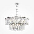 Lustra cristal transparent moderna Puntes cromata Ø68cm, Maytoni