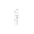 Stalp exterior IP44 negru mat dispersor policarbonat, Edmond 9157 Smarter