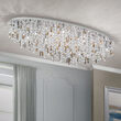 Plafoniera cristal moderna crom Crystalriver 21xG9/33W, DLU 2517/120x45 CHROM Orion