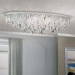 Plafoniera cristal moderna crom Crystalriver 21xG9/33W, DLU 2517/120x45 CHROM Orion