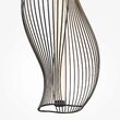 Lustra LED moderna Shadows of the past neagra abajur alb L21cm 20W, Maytoni