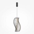 Lustra LED moderna Shadows of the past neagra abajur alb L21cm 20W, Maytoni