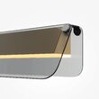 Aplica LED moderna Flat neagra abajur gri L43cm 10W, Maytoni