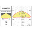 Corp de iluminat stradal 70°x140° zone pietonale/auto IP65 30W/4000K/4140lm XAlley AY01NW S Arelux