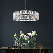 Lustra cristal transparent moderna Puntes cromata Ø51cm, Maytoni