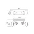 Spot auriu mat abajur sticla fumurie 2xE14/28W, Matias 04-547 Smarter