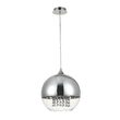 Lustra moderna Fermi nichel abajur transparent Ø30cm, Maytoni