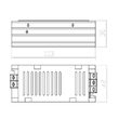 Alimentator tensiune continua 24V  ingust DRIVER NARROW TC 24V 35W IP20 Arelux ATN24.35