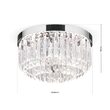 Plafoniera cristal moderna crom Prism LED 40W/3200lm/3000K, DL 7-666/35 CHROM, Orion