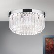 Plafoniera cristal moderna crom Prism LED 40W/3200lm/3000K, DL 7-666/35 CHROM, Orion