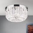 Plafoniera cristal moderna crom Prism LED 40W/3200lm/3000K, DL 7-666/35 CHROM, Orion