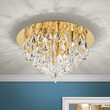 Plafoniera cristal moderna Celeste 6xG9/40W, DLU 2516/45 GOLD Orion
