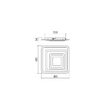Plafoniera LED telecomanda alb cald/rece timer il. veghe, Stratos 01-2337 Smarter
