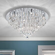 Plafoniera cristal moderna Celeste 20xG9/40W, DLU 2516/75 CHROM Orion