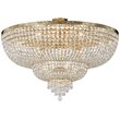 Plafoniera cristal transparent clasica Palace aurie Ø100cm, Maytoni