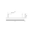 Lustră LED modernă dimabilă alba 35W/2700/3000K Cityline 01-4627 Redo