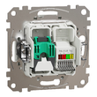 Priza date RJ11-RJ45 Cat.5 UTP alba Sedna Design, Schneider Electric SDD11458
