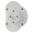 Adaptor cu 2 prize Schuko si comutator, P0063 Emos