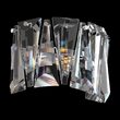 Aplica cristal transparent moderna Puntes cromata L25cm, Maytoni