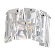 Aplica cristal transparent moderna Puntes cromata L25cm, Maytoni