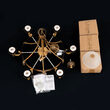 Candelabru clasic Rocca 9xE27/60W, LU 1689/6+3 BRONZE Orion