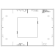 Rama 2M centrale alb lucios, NEVE UP Vimar, VIM-09672.01