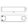 Alimentator pentru circuite cu LED-uri DRIVER CC 1400mA 60W IP20 Arelux AT1400.60