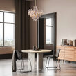 Lustra clasica Flare aurie abajur colorat Ø48cm, Maytoni