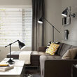 Aplica vintage neagra reglabila 1xE27/42W, Newton AP1 027852 Ideal Lux