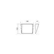 Aplica moderna il. indirect negru mat LED 3W/3000K-4000K, Stealth 01-3221 Redo