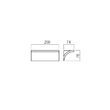 Aplică LED modernă nichel 9.5W/3000K Velas 01-3707 Redo