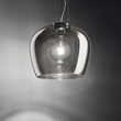 Lustra moderna abajur sticla fume 1xE27/60W, BLOSSOM SP1 241517 Ideal Lux