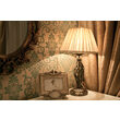 Veioza clasica Grace bronz abajur bej Ø32cm, Maytoni