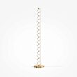 Lampadar LED modern Amulet auriu abajur transparent Ø25cm 33W, Maytoni