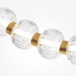 Plafoniera LED moderna Amulet aurie abajur transparent L9cm 36W, Maytoni