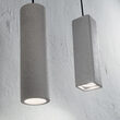Lustra ciment stil industrial 1xGU10/35W, Oak SP1 Round 150635 Ideal Lux