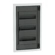 Cofret modular PrismaSet XS, incastrat, 3x13 module, usa translucida fumurie, LVSXF313 Schneider Electric