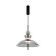Lustra LED moderna Bangkok neagra abajur fumuriu Ø40cm 12W, Maytoni
