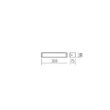 Aplica moderna baie IP44 LED aluminiu oxidat, Ledo 01-1423 Smarter